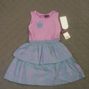 Purple and Blue Kids Dress